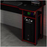 Mesa Para Computador Notebook Gamer Me4153 Preto/vermelho