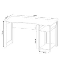 Mesa Para Computador Notebook Gamer Me4152 Preto/azul - 2