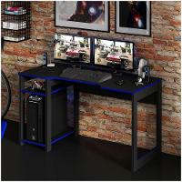 Mesa Para Computador Notebook Gamer Me4152 Preto/azul - 7