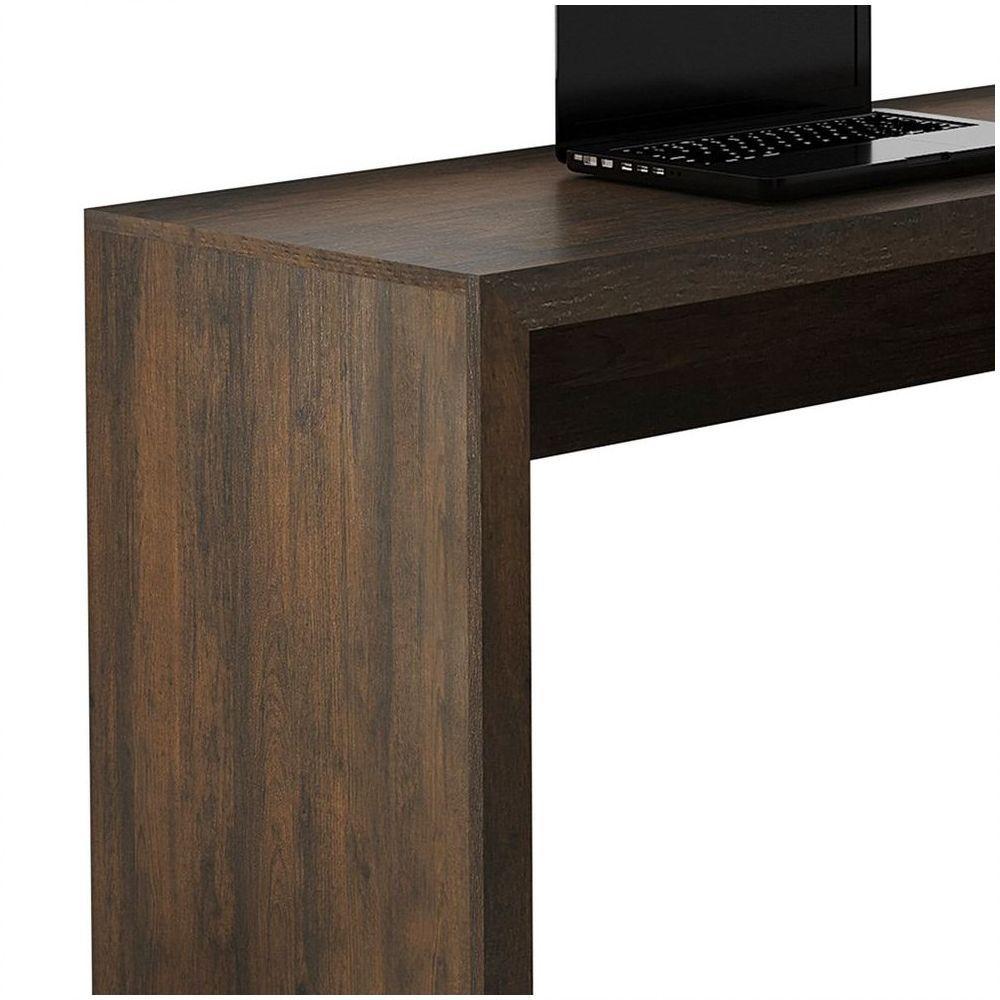 Mesa Para Computador Escrivaninha 2 Gavetas Me4130 Rústico - 5