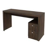 Mesa Para Computador Escrivaninha 2 Gavetas Me4130 Rústico - 3