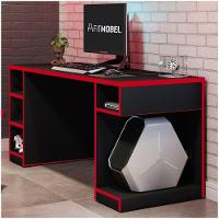 Mesa Para Computador Notebook Gamer 136cm Player Pro F02 Preto/vermelho - 5