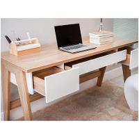 Mesa Para Computador Escrivaninha Trend 3 Gavetas Hanover/off White