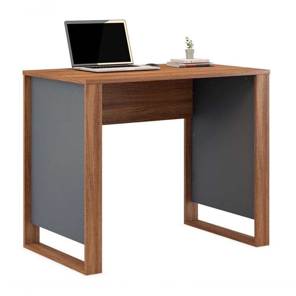 Mesa Escrivaninha Para Computador Office Grafito - 5