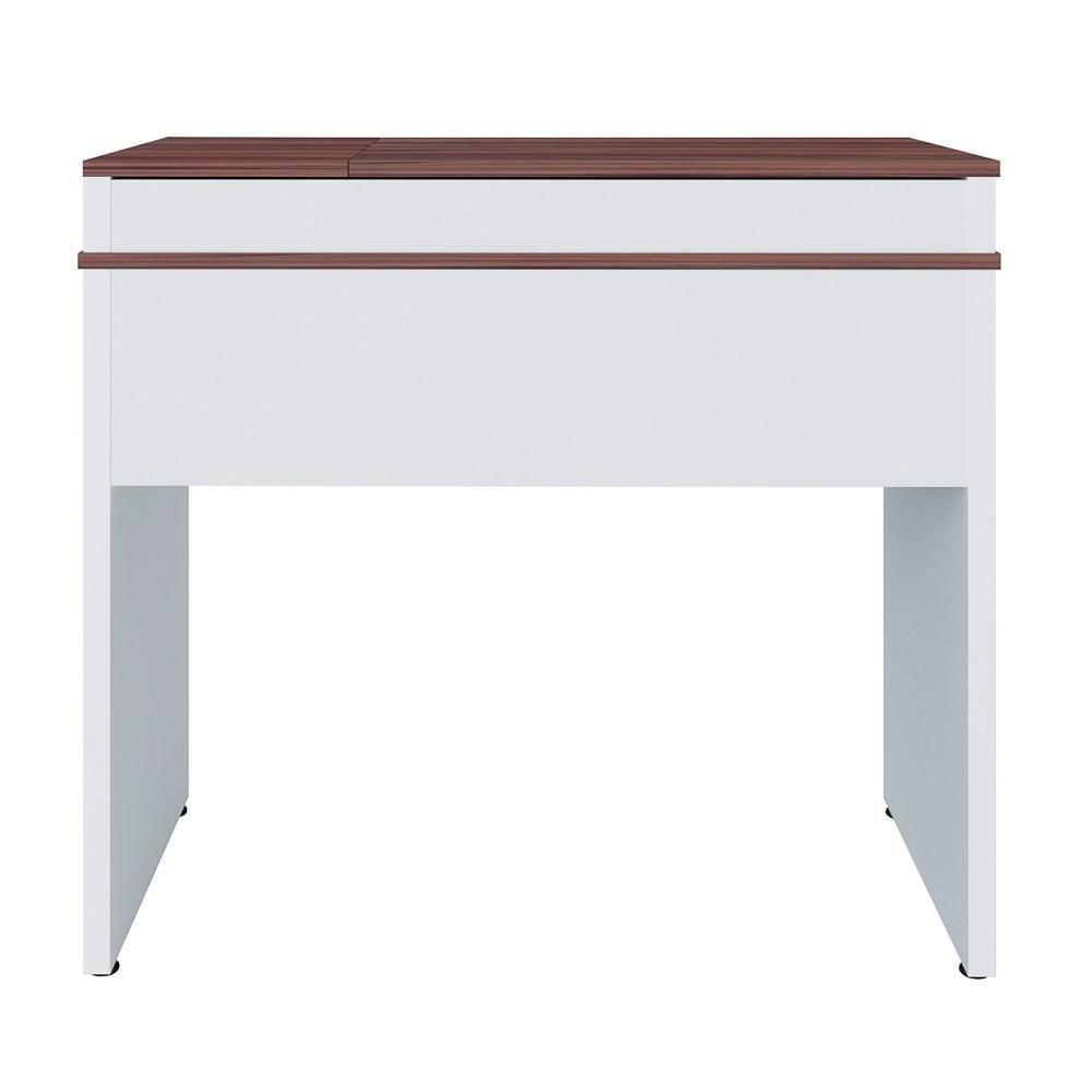 Escrivaninha Office Com Tampo Dobrável Mobile Ipê/branco - 2