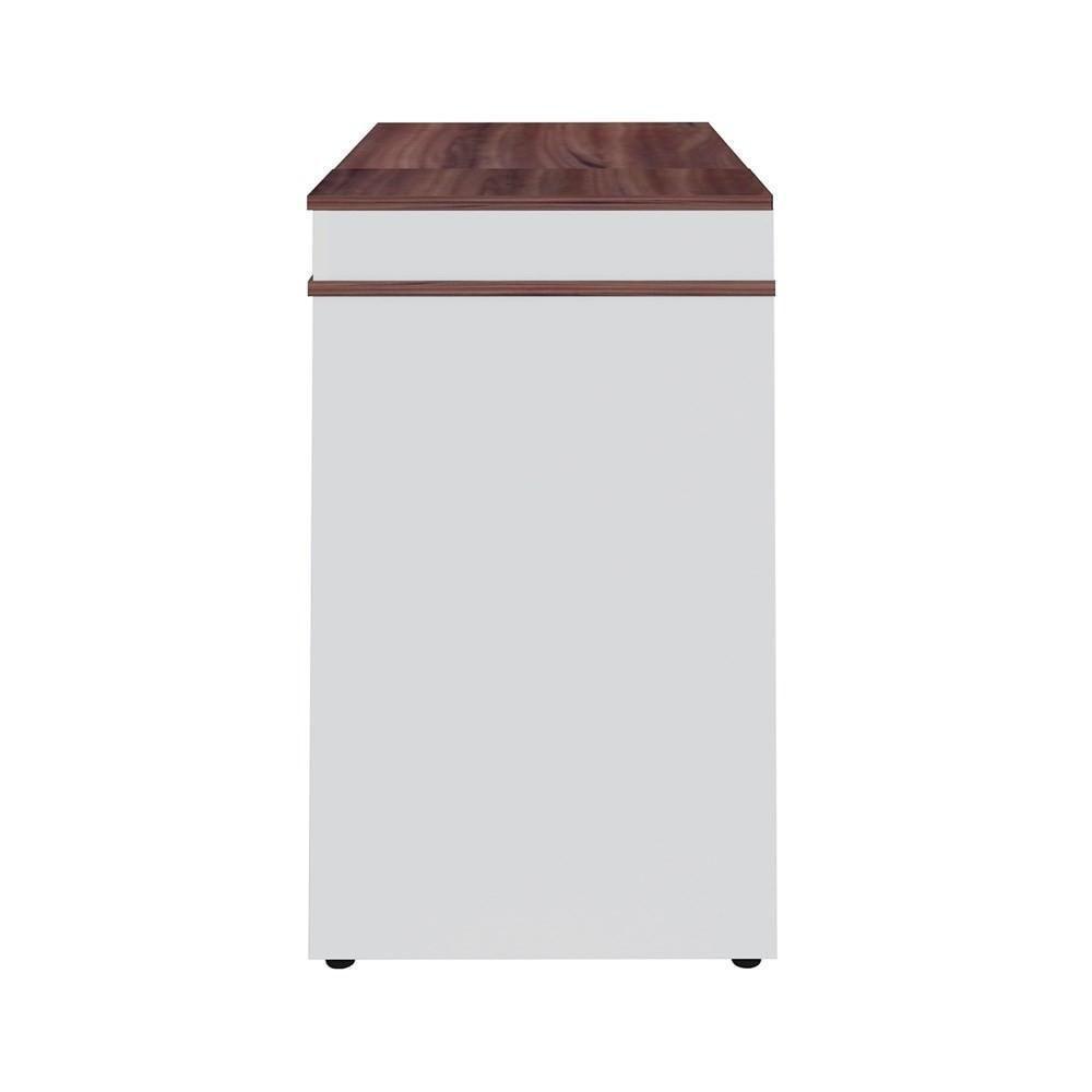 Escrivaninha Office Com Tampo Dobrável Mobile Ipê/branco - 3