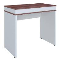 Escrivaninha Office Com Tampo Dobrável Mobile Ipê/branco - 1