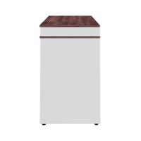 Escrivaninha Office Com Tampo Dobrável Mobile Ipê/branco - 3