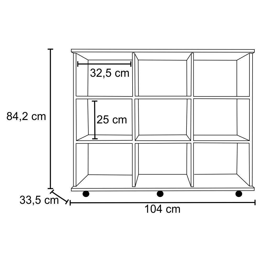 Mesa de Computador Com 01 Gaveta Branco - 2