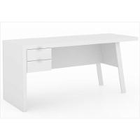 Mesa Para Escritório Com 02 Gavetas Me4122 Branco - Tecno Mobili - 1