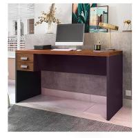 Mesa Para Computador Studio 1,3 C/Gavteiro Preto Tex Argan - 3