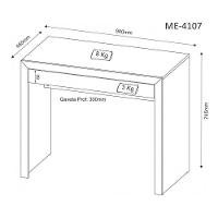Mesa para Computador ME4107 Branco Tecno Mobili - 19