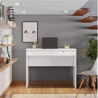 Escrivaninha com 2 Gavetas e Chave Felícia Branco - 7