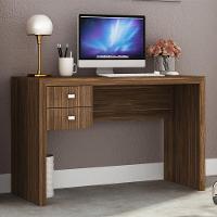 Mesa para Computador 2 Gavetas Nogal Tecno Mobili - 8