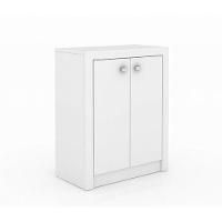 Conjunto Mesa com Balcão p/ Home Office Branco Tecno Mobili - 7