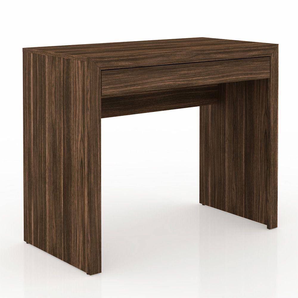 Mesa para Computador 1 Gaveta Nogal Tecno Mobili - 2