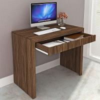 Mesa para Computador 1 Gaveta Nogal Tecno Mobili - 9
