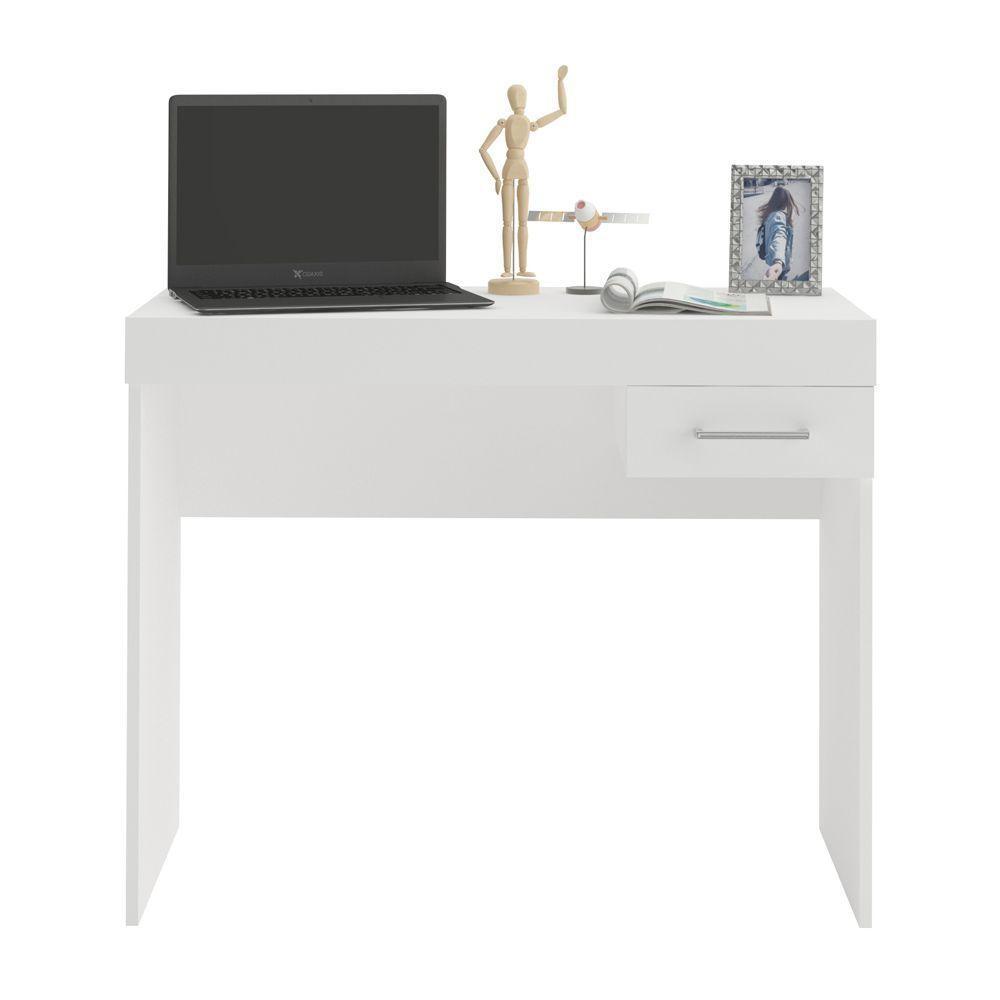 Escrivaninha P/ Notebook Cooler Branco Com 1 Gaveta Artely - 10