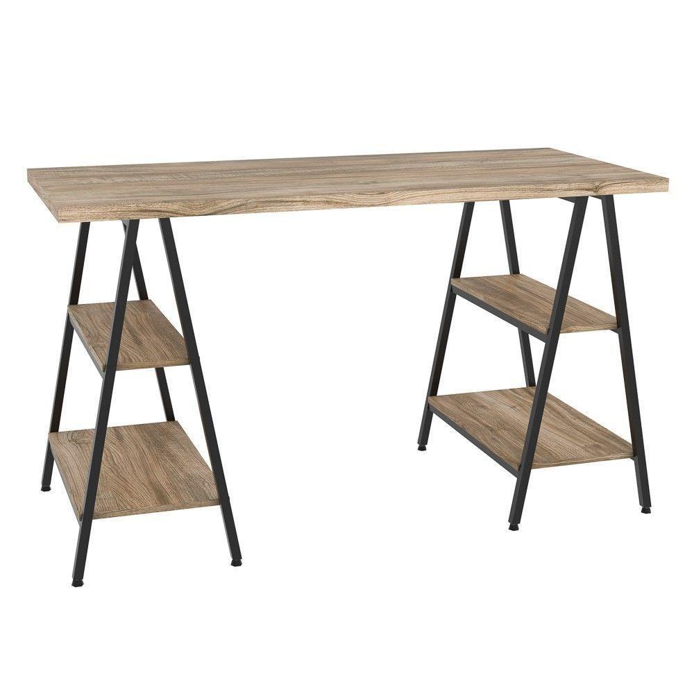 Mesa Escrivaninha Cavalete 135cm Carvalho - 4