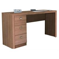 Mesa para Computador 3 Gavetas Me4102 Amêndoa Tecno Mobili - 5