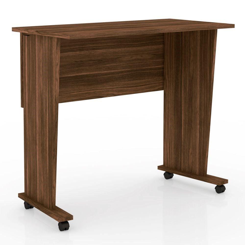 Mesa para Notebook com Rodízios Me4117 Nogal Tecno Mobili - 2