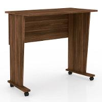 Mesa para Notebook com Rodízios Me4117 Nogal Tecno Mobili - 1