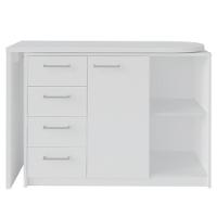 Mesa para Computador Escrivaninha Logan Web 4 Gavetas Branco - 8