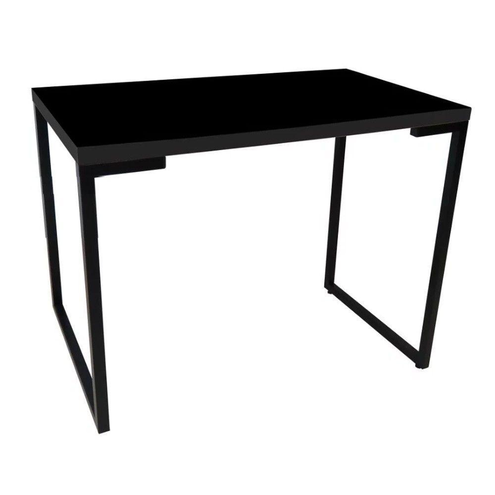 Mesa para Computador Escrivaninha Porto 90cm Preto - 1