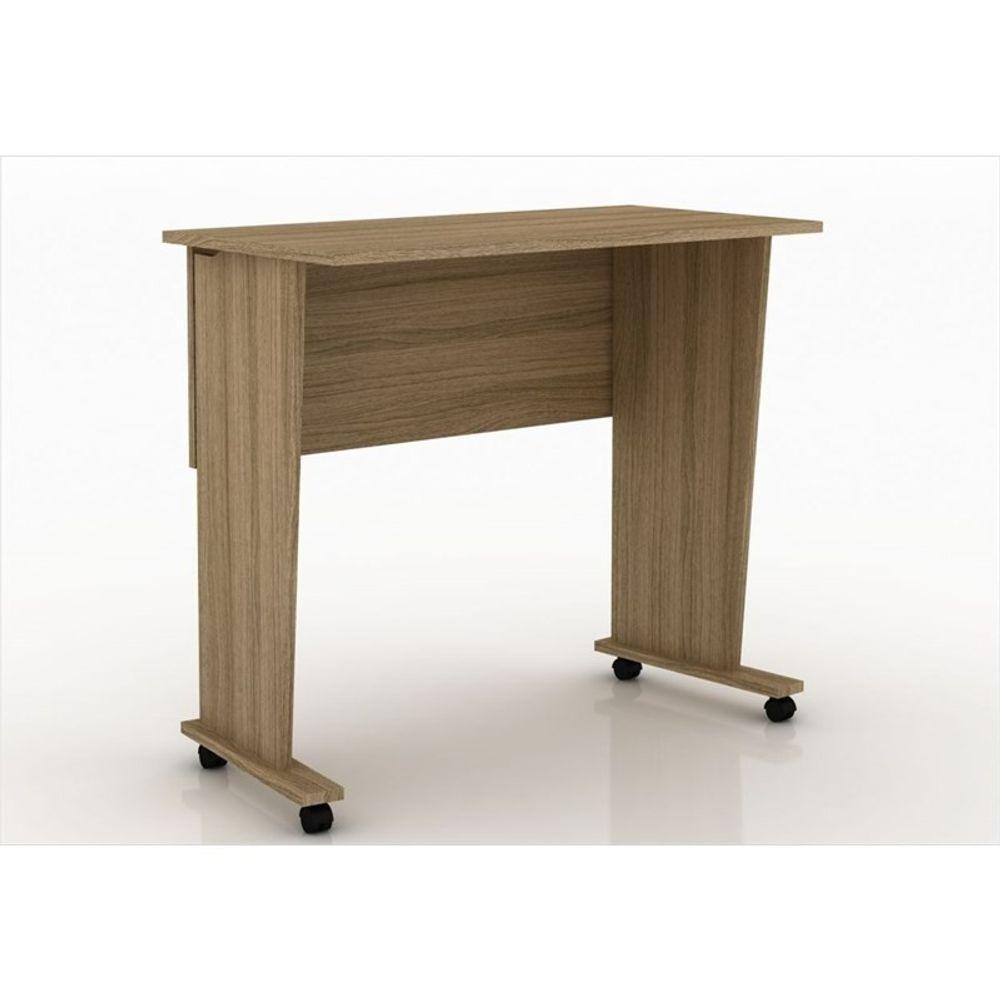 Mesa Para Notebook Com Rodízios Amendoa - 1