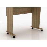 Mesa Para Notebook Com Rodízios Amendoa - 7