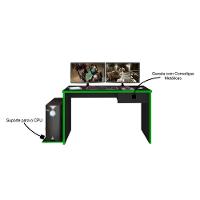 Mesa para Computador Notebook Desk Game Drx 8000 1 Gaveta - 5