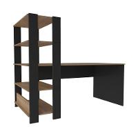 Escrivaninha Match com Estante e 4 Prateleiras Artely