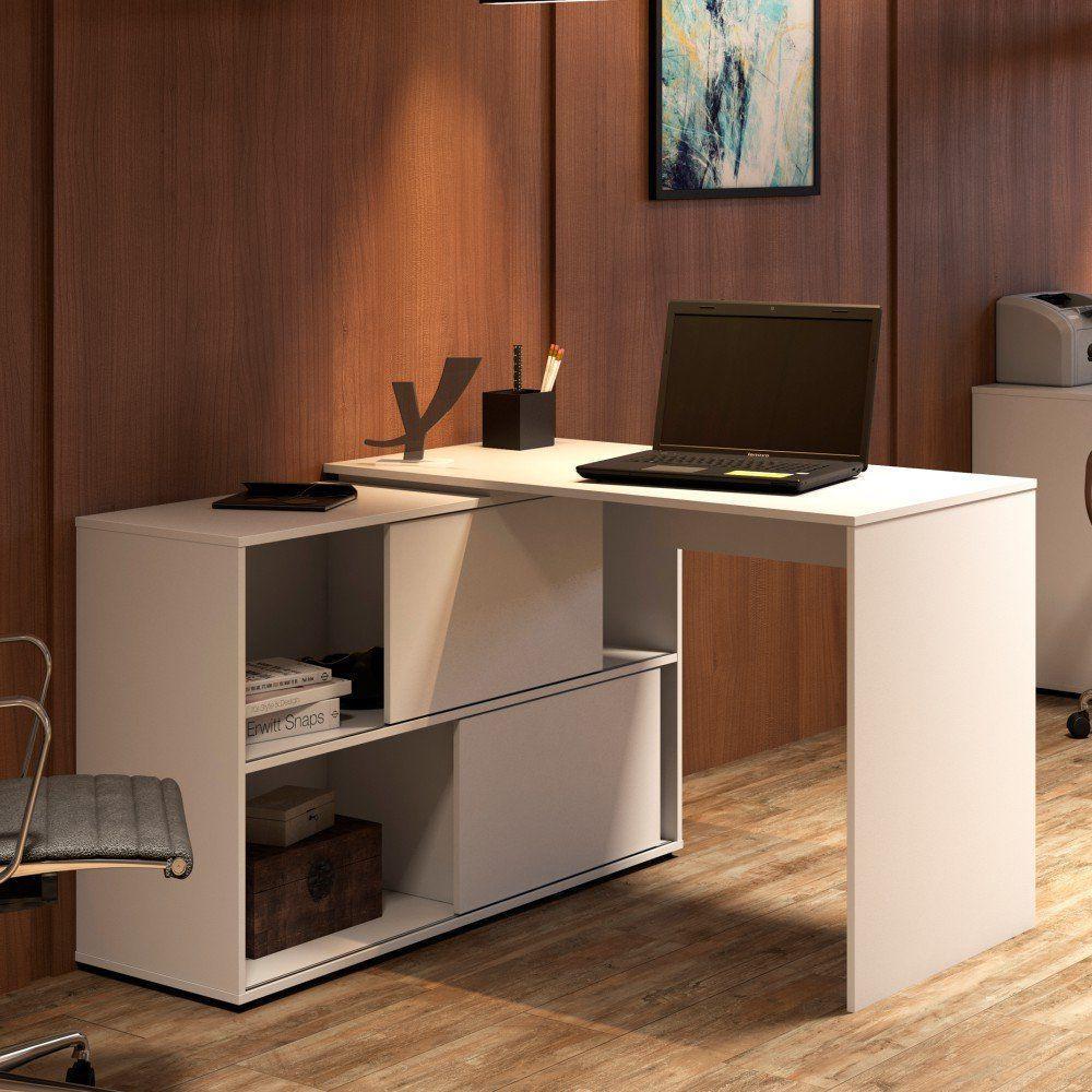 Mesa para Notebook Mingle Web 2 Portas - branco - 8