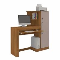 Escrivaninha Aroeira Com Armário Jcm Noronha Off White - 1