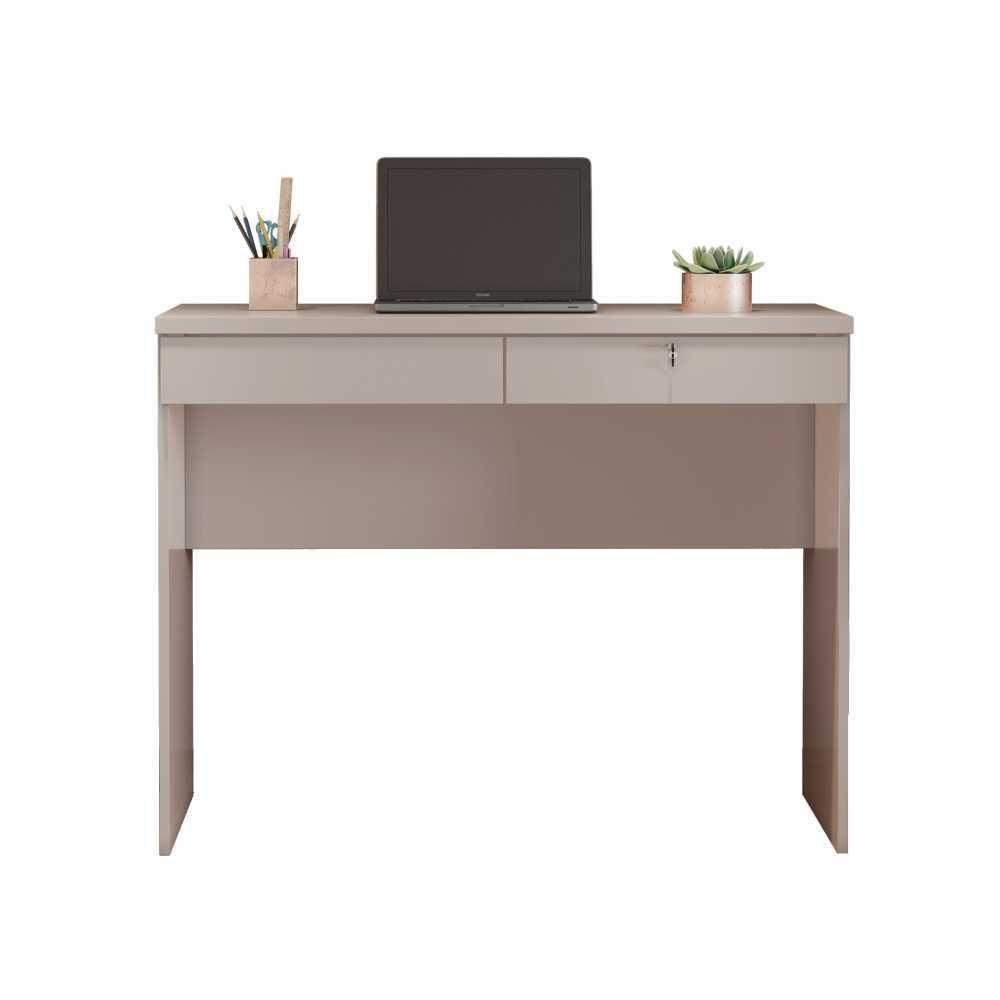 Escrivaninha Felícia Com 2 Gavetas E Chave Jcm Off White - 1