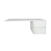 Escrivaninha Suspensa Mesa Para Computador Ou Notebook Escritório Branco - 3