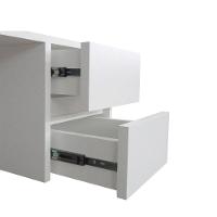 Escrivaninha Suspensa Mesa Para Computador Ou Notebook Escritório Branco - 6