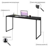 Mesa De Escritório Escrivaninha 150Cm Dynamica Industrial C08 Preto Ônix - 3