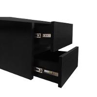 Escrivaninha Suspensa Mesa Para Computador Ou Notebook Escritório Preto - 11