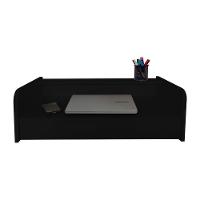 Escrivaninha Suspensa Bancada Com Gaveta Mesa Notebook Preto