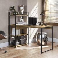 Mesa Computador Li010 3 Prateleiras Kappesberg Freijó Preto - 1