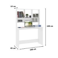 Escrivaninha Com Nichos José 100% Mdf Tamanho único - 2