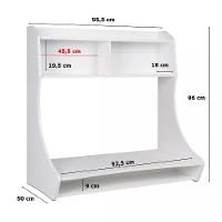 Escrivaninha Suspensa Dalila 100% Mdf Computador Notebook