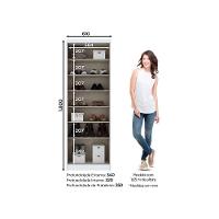 Armário Multiuso 02 Portas Leve Henn Branco - 5