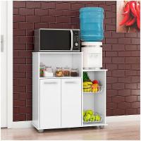 Armário Multiuso 2 Portas Fruteira Sollys Branco - 7