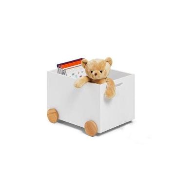 Carrinho Organizador De Brinquedos Infantil Lincon 100% Mdf