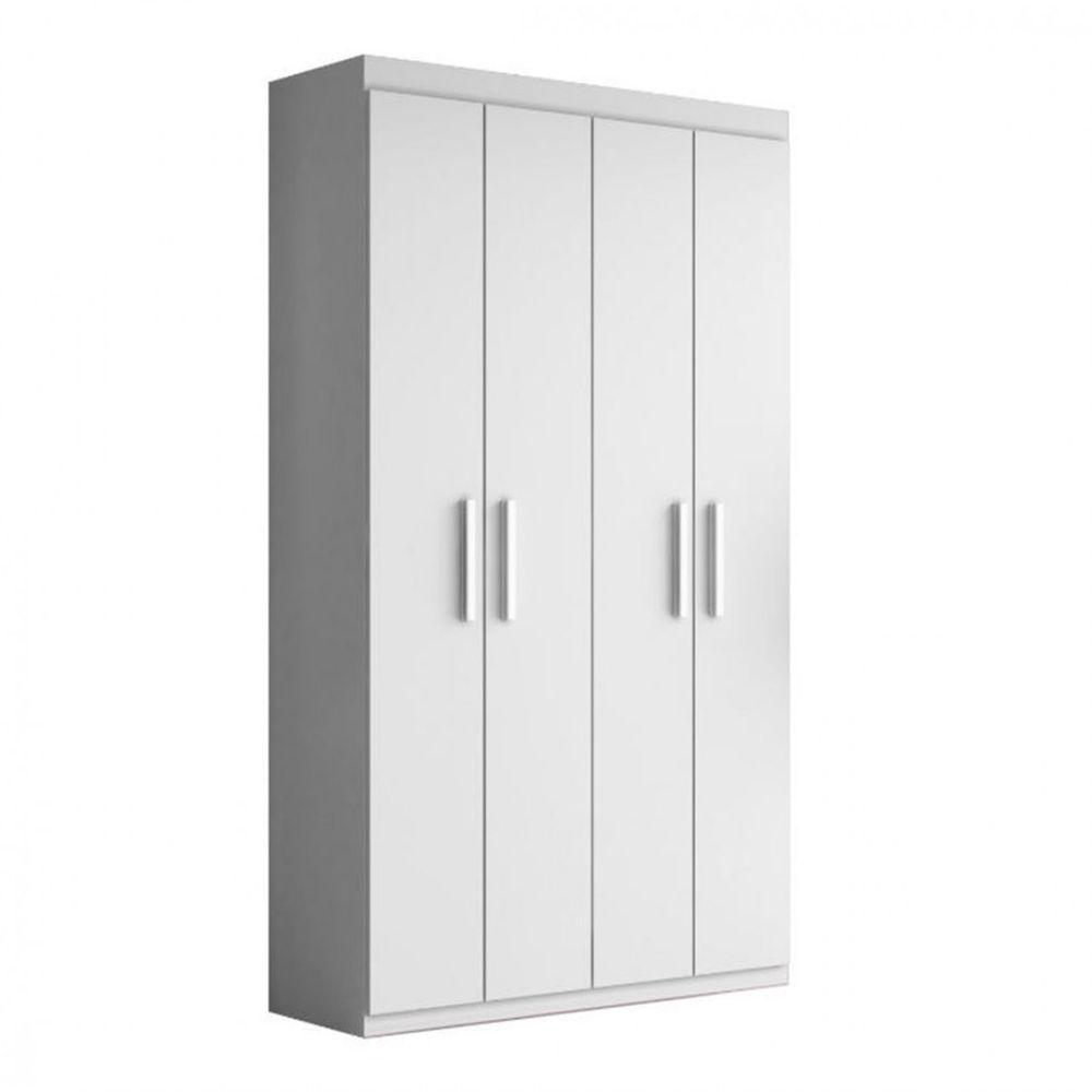 Armário Aramóveis Multiuso Com 4 Portas Branco - 4