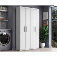 Armário Aramóveis Multiuso Com 4 Portas Branco - 1