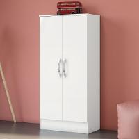 Armário Multiuso 02 Portas 03 Prateleiras B14 Briz Branco - 1