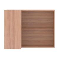 Armário Reto Luciane 2 Portas Vanilla Grafite - 2